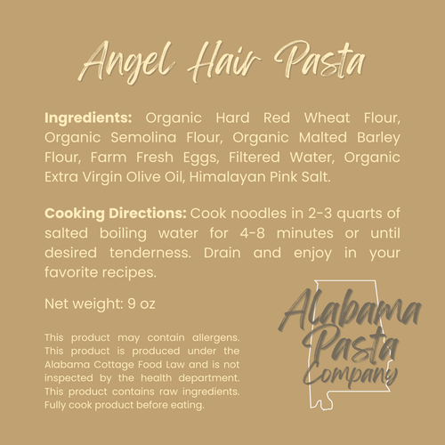 Small-Batch Angel Hair Pasta | Alabama Pasta Company
