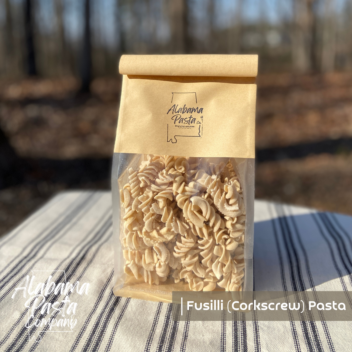 Small-Batch Fusilli Pasta | Alabama Pasta Company